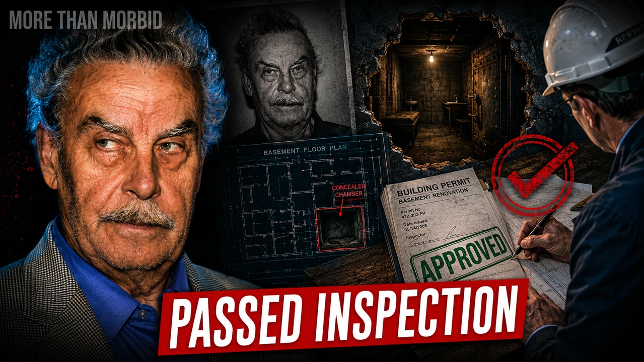 Passed inspection · true crime thumbnail design